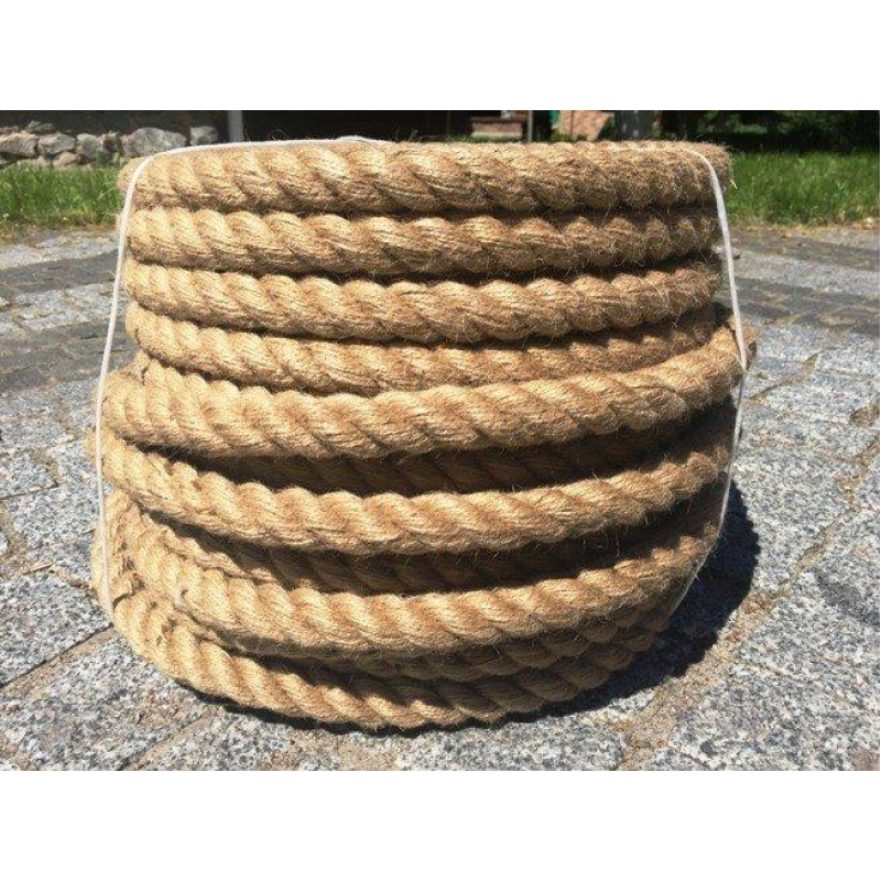 Канат джутовий тросовий звивки Діам. 50мм.
