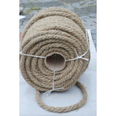 Канат лляний тросової звивки Діам. 16мм. 100 метрів.