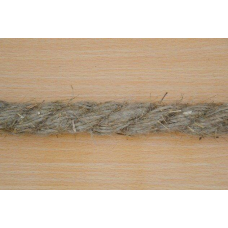 Канат лляний тросової звивки Діам. 26мм. 50 метрів.