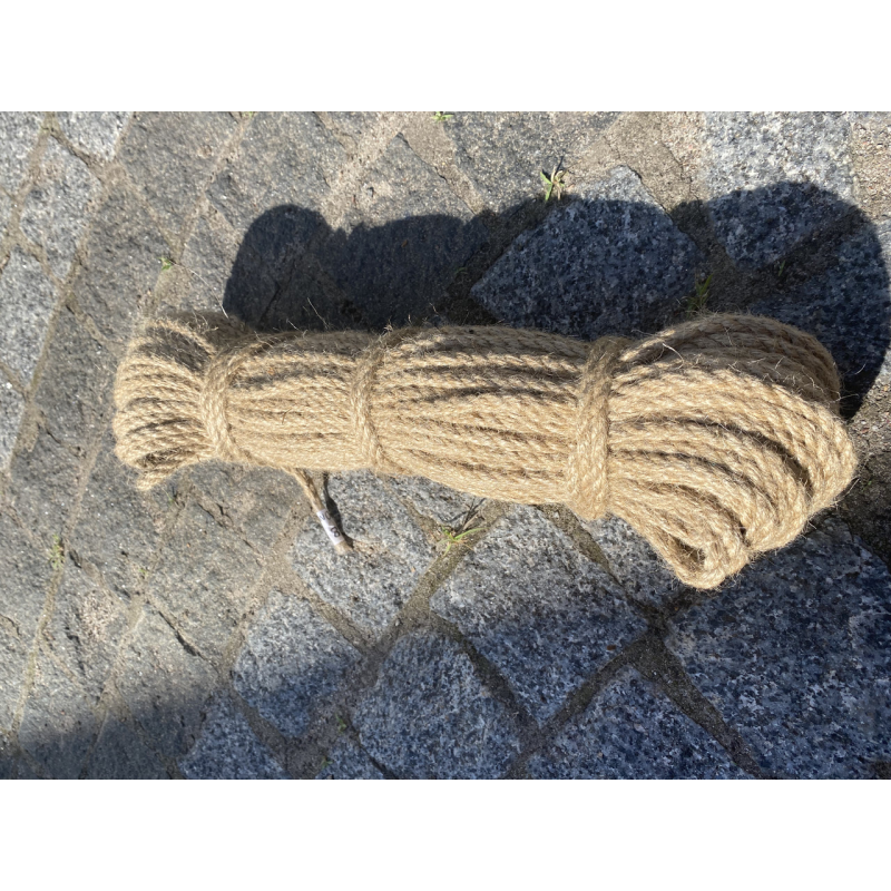 Канат джутовий тросовий звивки Діам. 6мм.