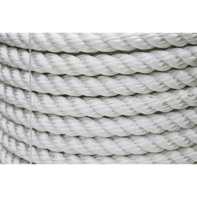 Канат поліамідний (капроновий) тросовий зв’язок Діам. 26мм. 50 метрів.
