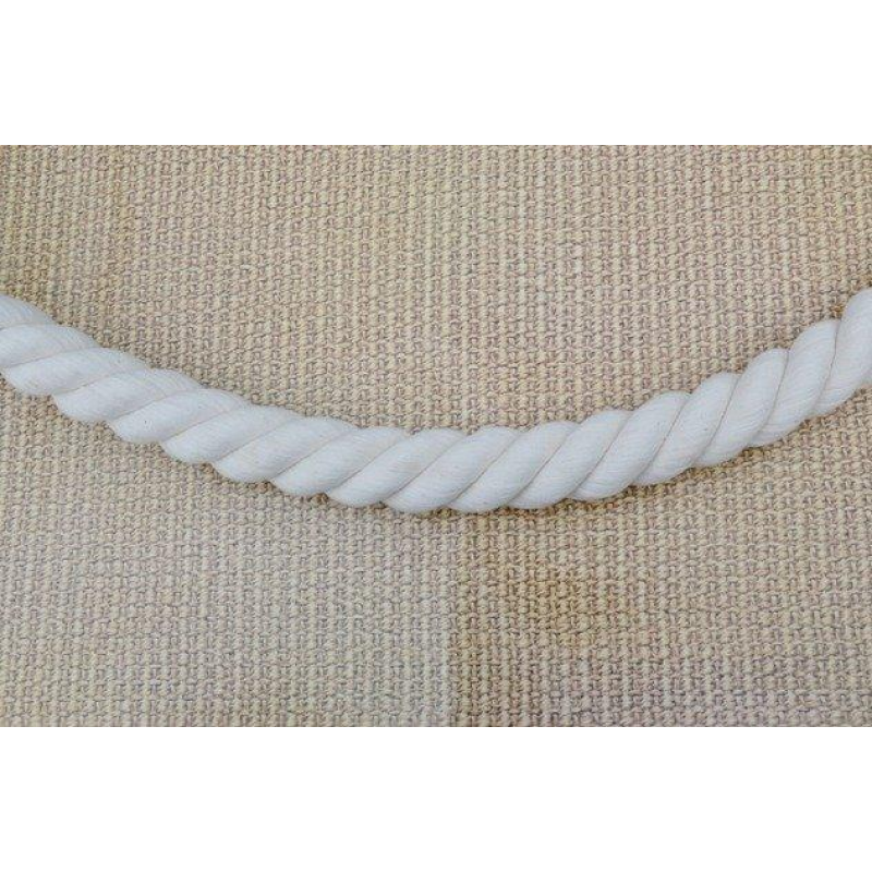 Канат бавовняний тросової звивки Діам. 40 мм. 50 метрів