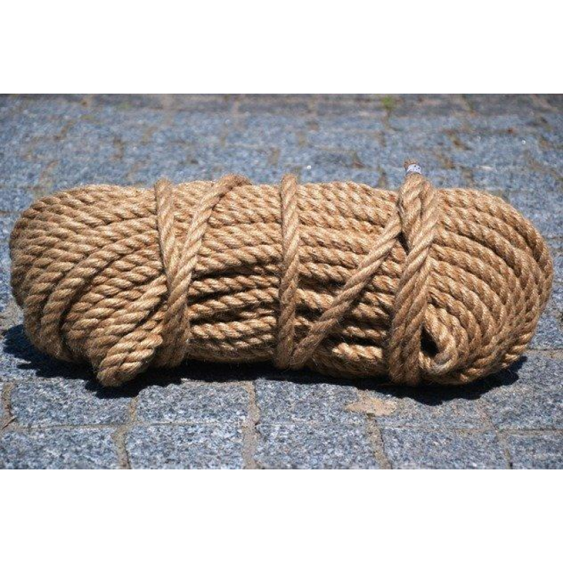 Канат джутовий тросовий звивки Діам. 18м. 100 метрів.