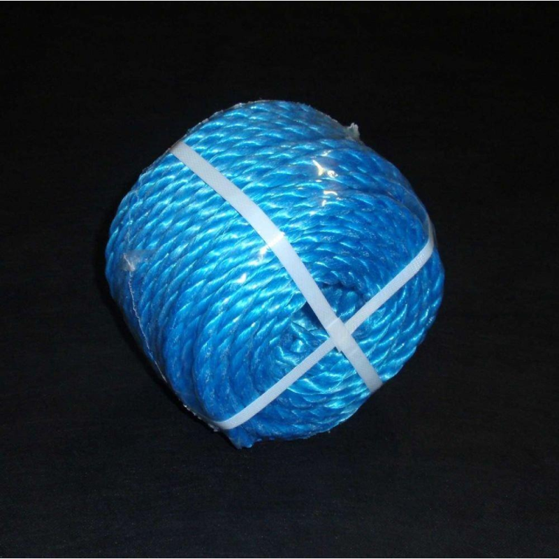 Канат поліпропіленовий тросової звивки Діам. 12мм. 100 метрів.