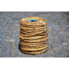 Канат сизалевий тросової звивки Діам. 5мм. 200 метрів.